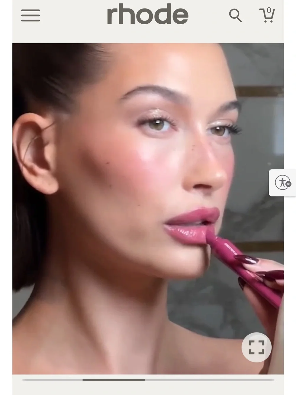 RHODE Peptide Lip Tint — Raspberry jelly